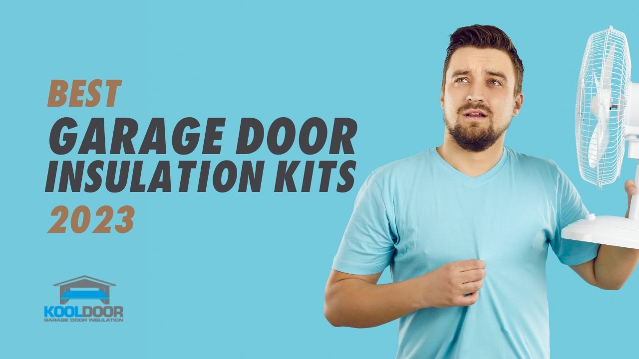 Garage door insulation kit