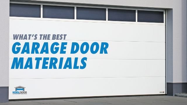 garage door materials