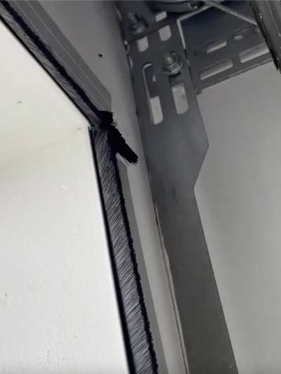 Garage Door Seal Installation Overlap